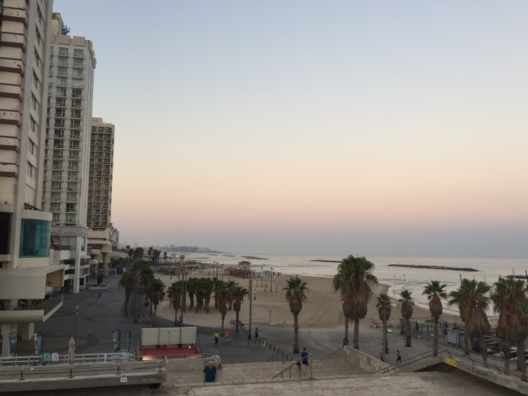 Sunrise over Gordon Beach, Tel Aviv