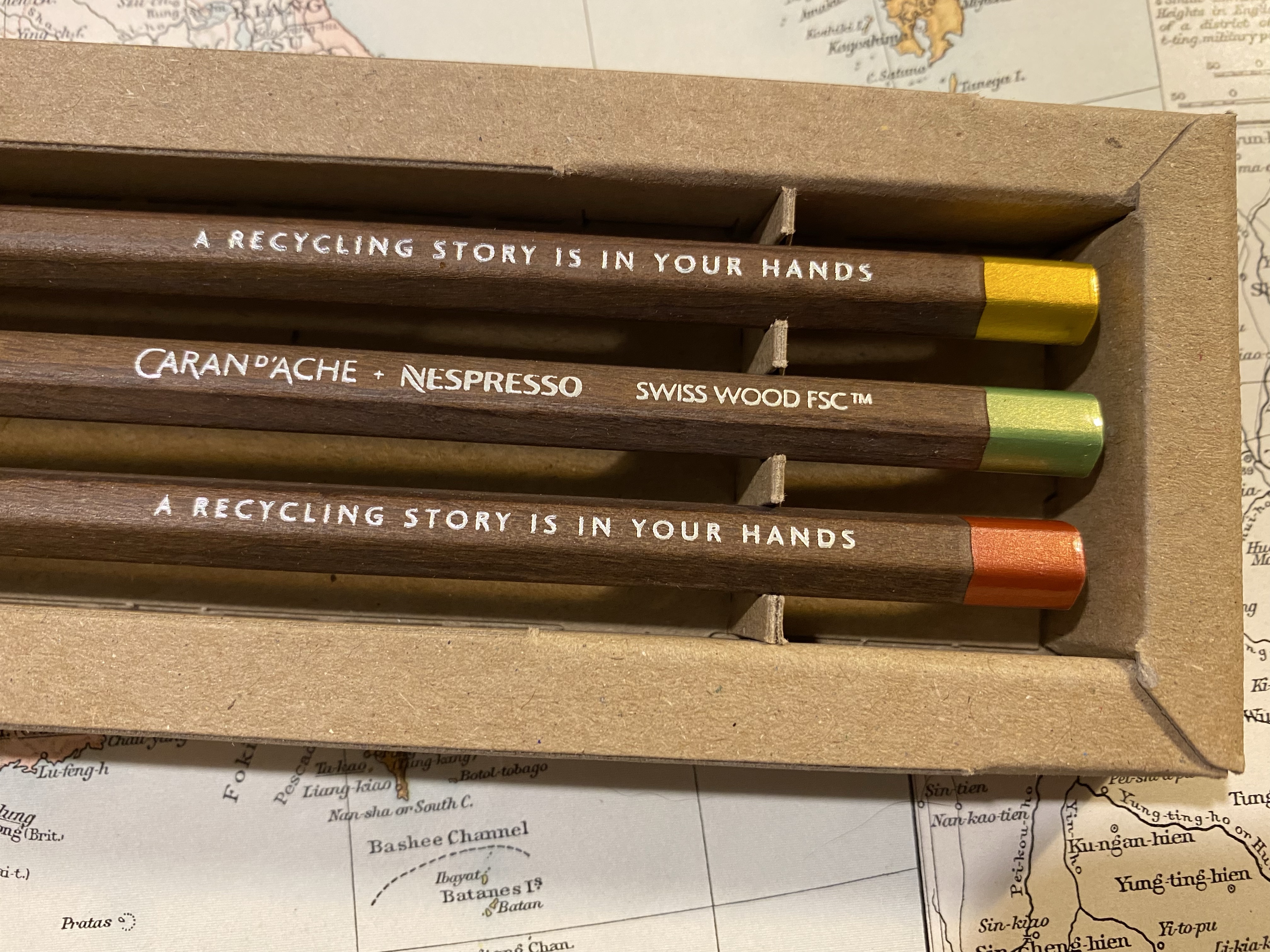 Caran d'Ache x Nespresso Swiss Pencils Set – Writing Large